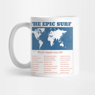 Surfing spots map - The Epic Surf Mug